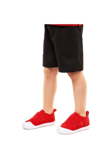 Kiko Kids Rosie Cırtlı Erkek Bebek Günlük Ayakkabı Kırmızı