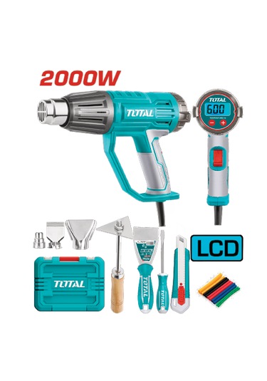 Total TB200561 Dijital Gösterge 2000 W Sıcak Hava Tabancası