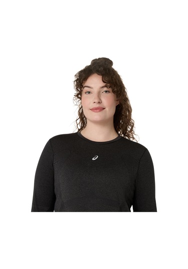 Asics Road Seamless Ls Top Kadın Siyah Uzun Kollu Tshirt 2012d290-001 Siyah