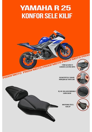 Yamaha R 25, R-25 Konfor Sele Kılıf