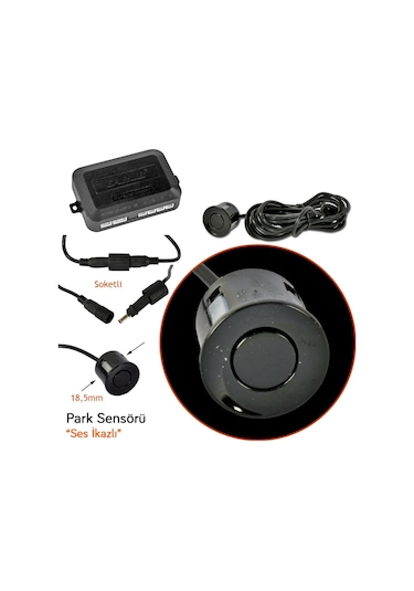 Carub Park Sensörü Ses İkazlı Siyah 18.5Mm Br0015918