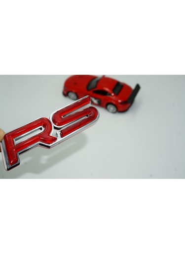 Honda Uyumlu Rs Kırmızı Abs 3m 3d Bagaj Logo Amblem