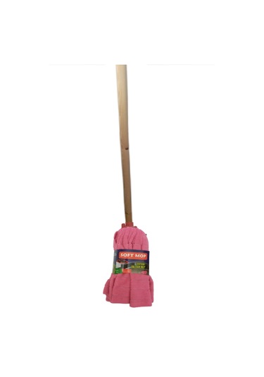 Soft Mop Mikrofiber Havlu Paspas Mop Ucu Ahşap Sapı Takım