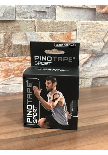 Pino Tape Sport Sporcu Ağrı Bandı 5 CM x 5 M Siyah