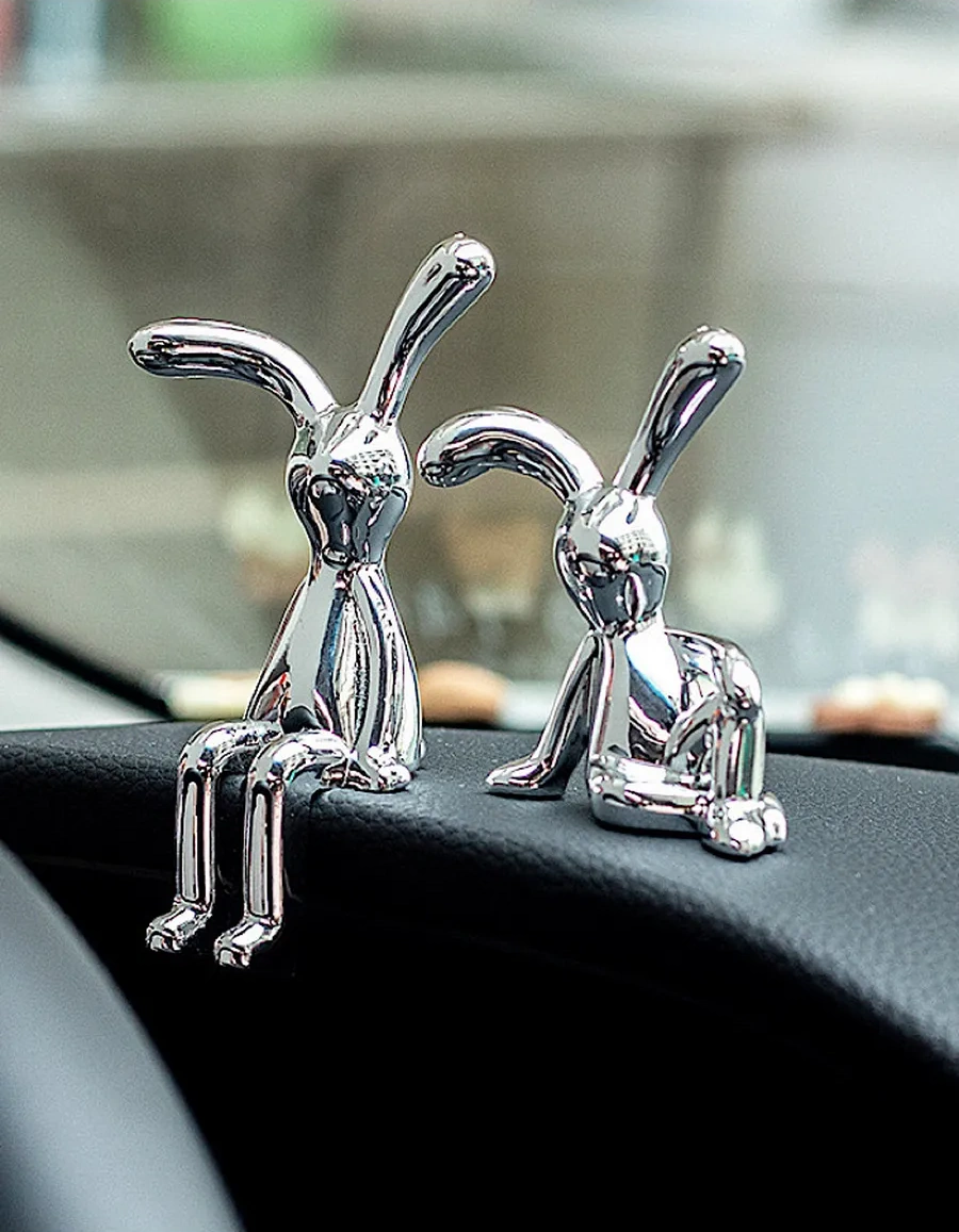 Mıshek Goods Araba Oyuncak Hayvanları Tavşanlar 2'li Set 265696431