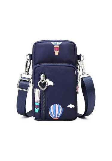 Pazly Çapraz Gövde Cep Telefonu Torbası, Omuz Kayışı, Red Balloon, Grand, 6.5-8.5 İnç, Günlük Kullanım, Seyahat, Anti-kirpik Red Balloon, Large