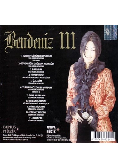 Bendeniz Bendeniz 3 - Cd