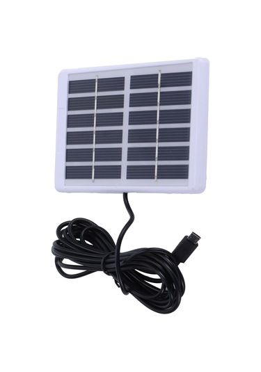 Konesam 1.2w 6v Polikristal Güneş Paneli - Mikro Usb Arayüzlü, Depolama Fonksiyonu Olmadan, Düşük Güçlü Cihazlar İçin