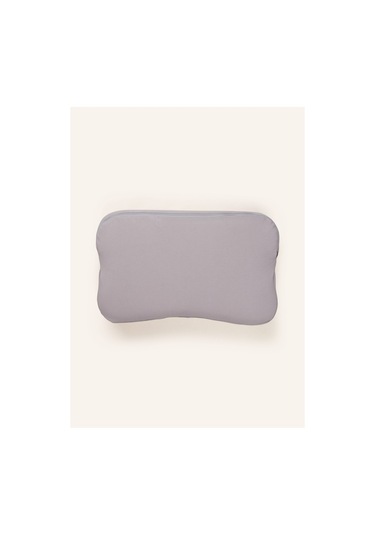 Yastık Kılıfı, 50x30x11 Cm %100 Pamuk Fermuarlı Gri