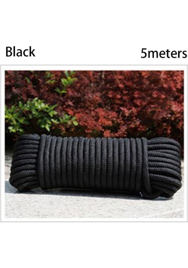 Renkler Dış Mekan Aleti Çap 3mm Paraşüt İpi Kordon İpi Çadır İpleri Paraşüt İpleri 550 İp Hayatta Kalma Kiti Siyah