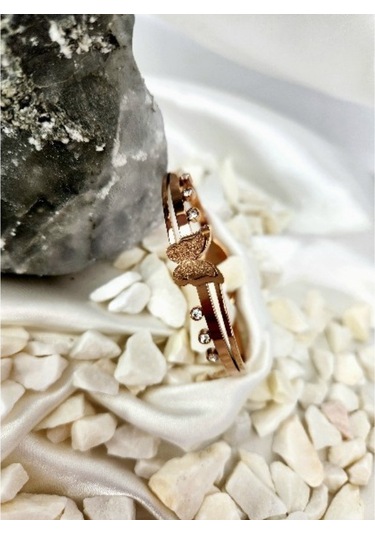 Eva Takı 316 l Çelik Kelebek Rose Renkli Kelepçe Bileklik