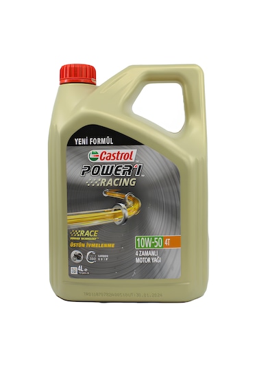 Castrol Power 1 Racing 10W/50 4t Motosiklet Yağı 4 L