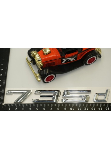 Bmw 735D Bagaj Krom Metal 3M 3D Yazı Logo