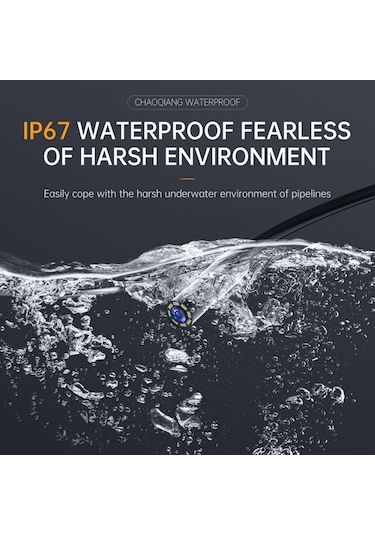 Işıklı Endoskop Kamerası, 4,3 İnç Ekranlı Hd 1080p Borescope 8 Ayarlanabilir Led Işık, 16,4 Ft Sert Kablolu Muayene Kamerası