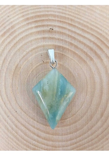 Amazonit Taşı Ok Ucu Şekilli Kolye Ucu 42635