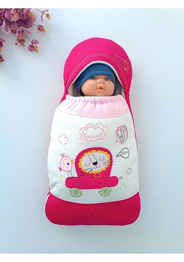 Bebek Battaniyesi Kız Bebek Dış Kundağı Hastane Çıkışı Kundak Battaniye Bebek Arabası Örtüsü Kırmızı