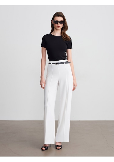 Dilvin 32637 Bisiklet Yaka T-shirt-siyah