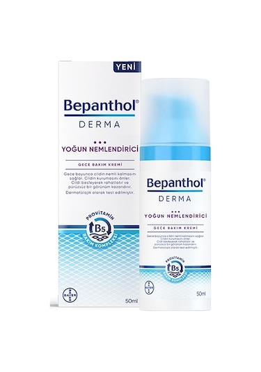 Bepanthol Derma Nemlendirici Gece Bakım Kremi 50 Ml