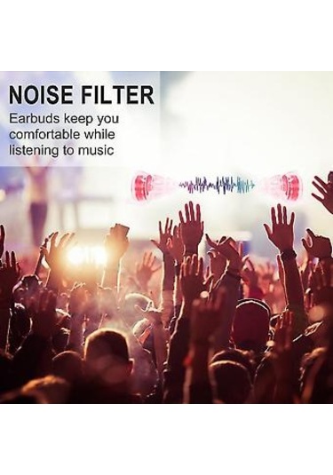 Konserler, Uyku Barları, Dj'ler, Motor Sporları İçin Gürültü Azaltıcı İşitme Korumalı Kulak Tıkacı Yeniden Kullanılabilir Filtre