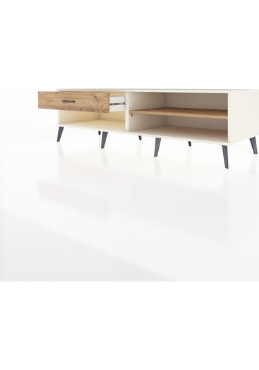 Kronos Tv Ünitesi Tek Raflı Tek Çekmeceli 176x59x51 Aytaşı-çam/çam Atlas Çam/atlas Çam
