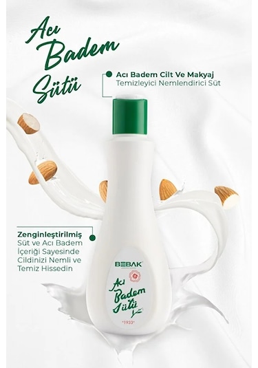 Yüz Temizleme Sütü Aci Badem 215 Ml Şişe