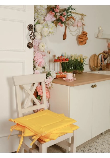 Mercity 40x40 Sandalye Yastığı Seti, 4 Parç 157961158 Gri