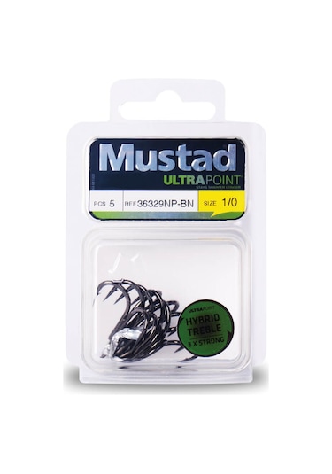 Mustad Treble 3x Strong 36329np-bn Olta İğnesi