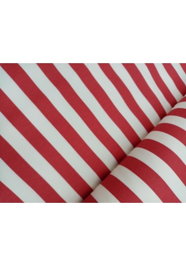 Hayat Home Çizgi Desen Lüks Duck Keten Kumaş