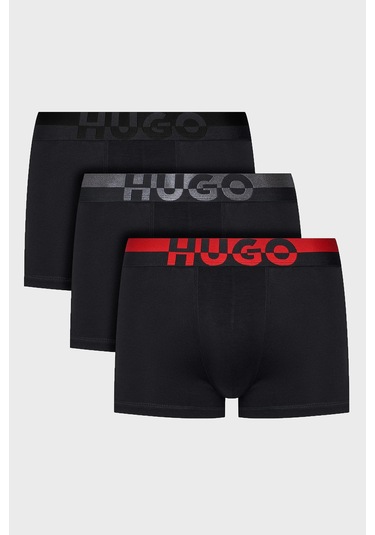 Hugo Erkek Boxer 50545667 002 Siyah Siyah