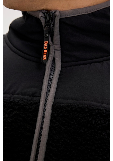 Galvin Siyah Erkek Full-zip Polar Sweatshirt Siyah