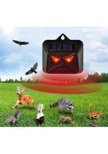 Lichen Güneş Fare Kovucu Hayvan Kovucu Sessiz Su Geçirmez