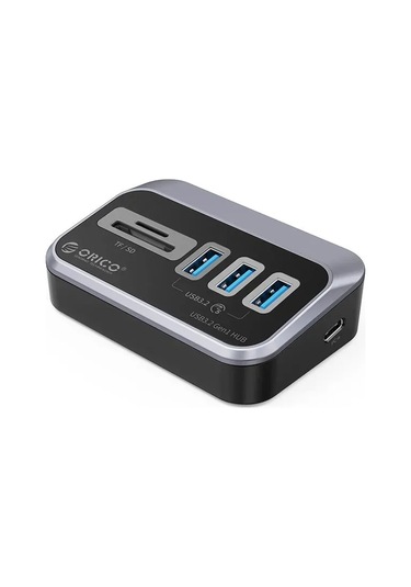Jeemson Orıco M3 Serisi Usb-c Hub: 3x Usb 3.2 Gen1 5gbps + Tf/sd Kart Okuyucu, Abs Malzeme, Masaüstü Kullanıma Uygun, M3u3-3ts-05