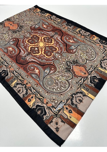 Bonjela Soft Pamuklu Şal Etro Desen Lbs1709-41741 Çok Renkli
