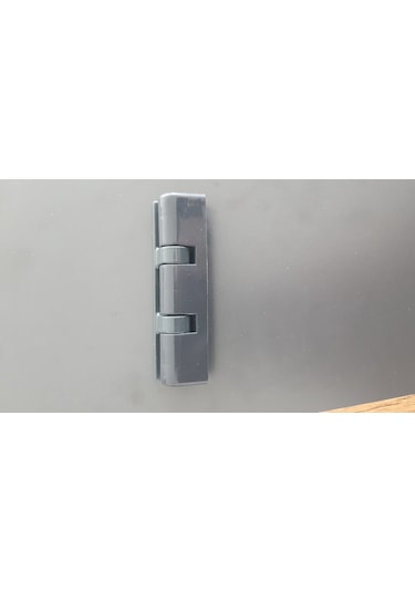 90 Mm Pvc Pimapen Antrasit Gri Quick Çelik Kapı Menteşe 20 Adet