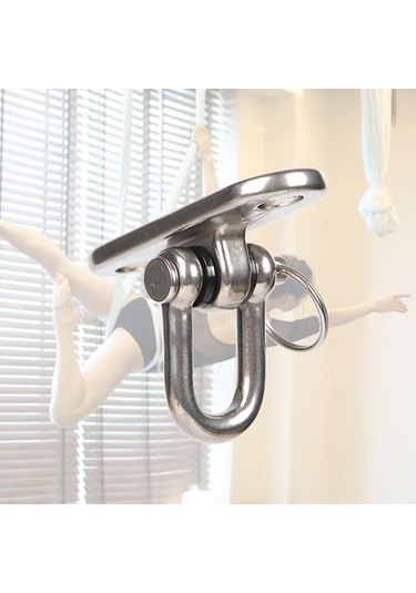 Strade Store Yüksek Mukavemetli Salıncak Yoga Asılı Kanca Askısı Tavan Kanca Montaj Tarzı 1 Mor