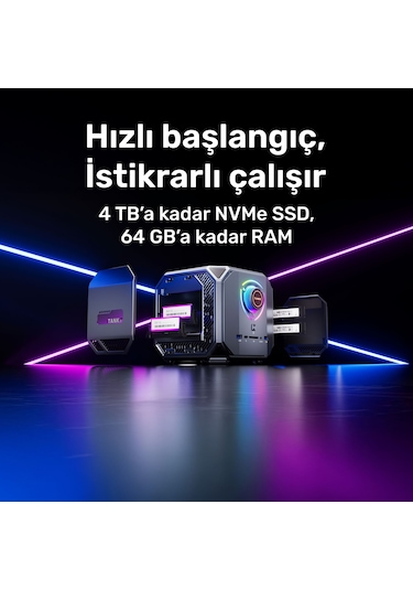 Raxius MP M1A-İ9-3080-129H002 i9-12900H 16 GB 1 TB SSD RTX3080 Free Dos Mini Pc