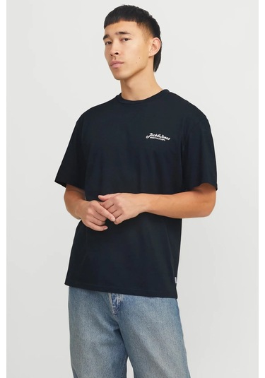 Jack & Jones Jjbeau Erkek Tişört 12275012 SIYAH