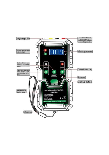 Maoyaya 0-100v Dc Akü Test Cihazı, Otomotiv Akü Yükü Devre Test