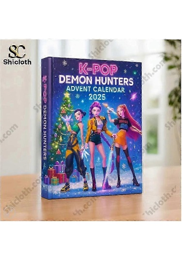 2025 Korean Wave Devil Hunter Blakpink Advent Festival Blind Box Christmas Tree Decoration Acrylic Pendant