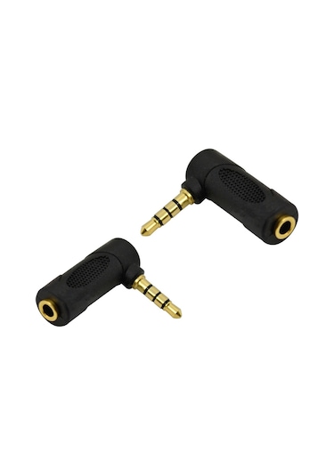 3.5 Mm Trrs Stereo 90 Derece Çevirici