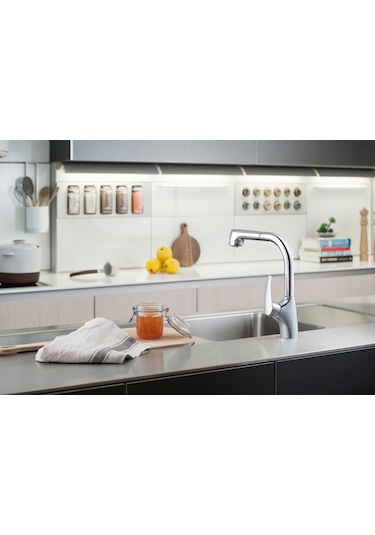 Artema A42151 V3 Pull-Out Eviye Bataryası Krom