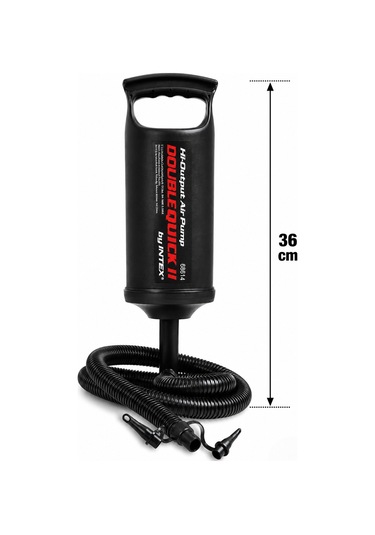 Mainshop Intex Double Quick I Pratik El Pompası Şişme Yatak Havuz Bot Pompası 36 Cm M-68614