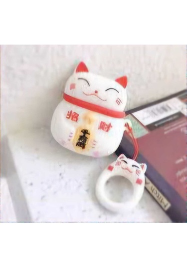 İphone 1/2. Nesil Uyumlu Koruyucu Bluetooth Kulaklık Kılıfı Figürlü Figür Airpods 1/2. Nesil