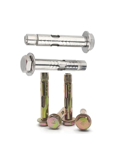 Genişletme Vidaları, M8 Genişleme Cıvatası Hız Yumruları Vida Uzunluğu 60mm 120mm 2pcs Renk: Sus304, Boyut: 100mm