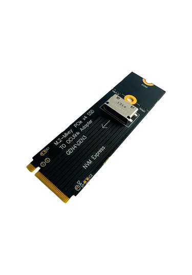 Xurunkeji M.2 M-key Pcıe X4 Ssd'den U.2 Oculink Sff-8612 Adaptörü Gen4/gen3 2,5 İnç Nvme U.2 Sff 8639 Ssd Pcı-e Ngff Yükseltici Kart İçin