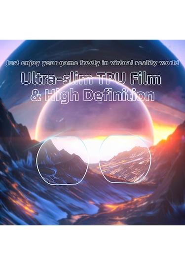 Hıfylux Ps-ff29 4 Adet/takım Ultra Ince Lens Filmi Playstation Vr2 Kulaklık Tpu Yumuşak Hd Koruyucu