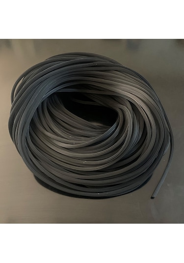 Tusem Siyah Sineklik Fitil Contası 20 Metre 4.5 Mm