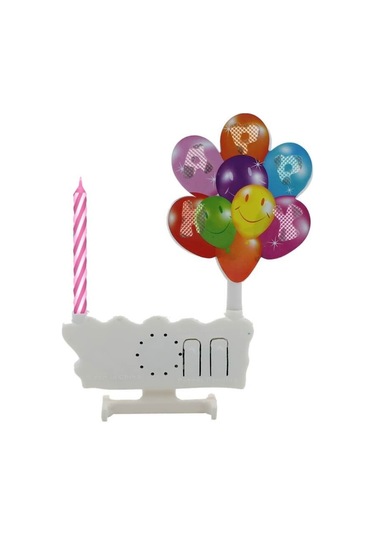 Led Işıklı Müzikli Doğum Günü Mumu. Pembe