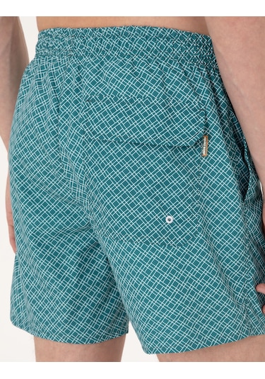 Pierre Cardin Erkek Yeşil Deniz Şortu 50307956-vr054 Yeşil