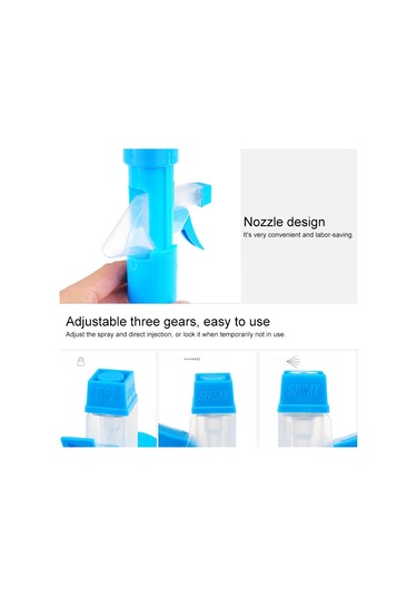 Sones Çok İşlevli Çift Taraflı Temizleme Kazıyıcı Ev Aleti Sprey Su Fırçası Cam Kazıma Aleti Temizleyici Turuncu